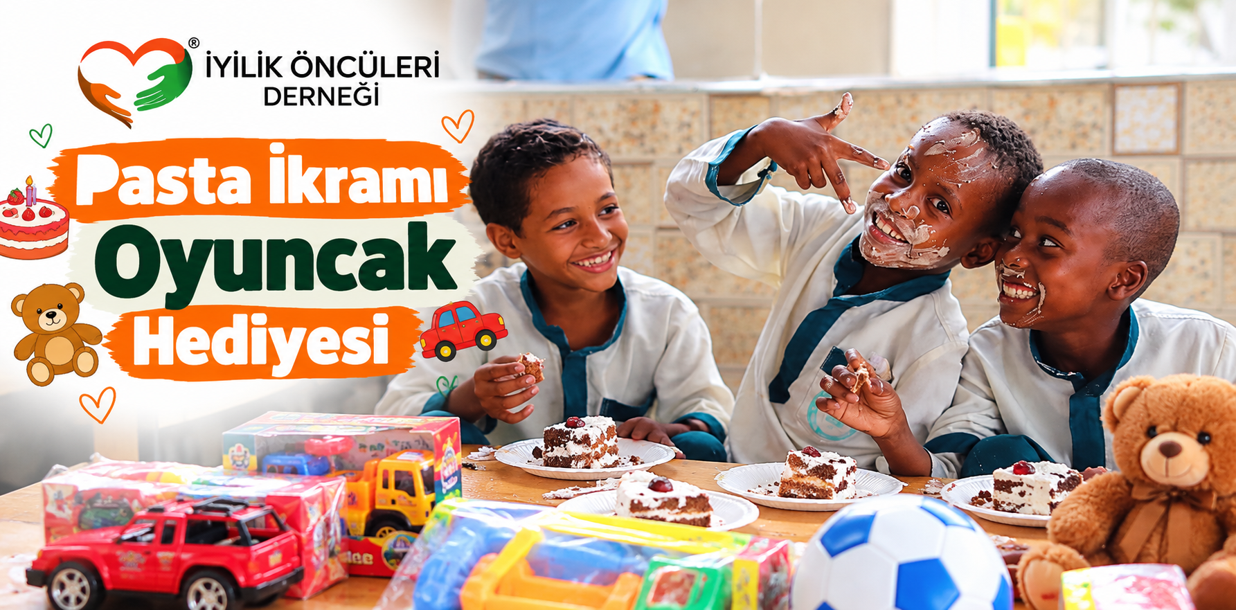  Afrika Pasta ve Oyuncak Bağışı